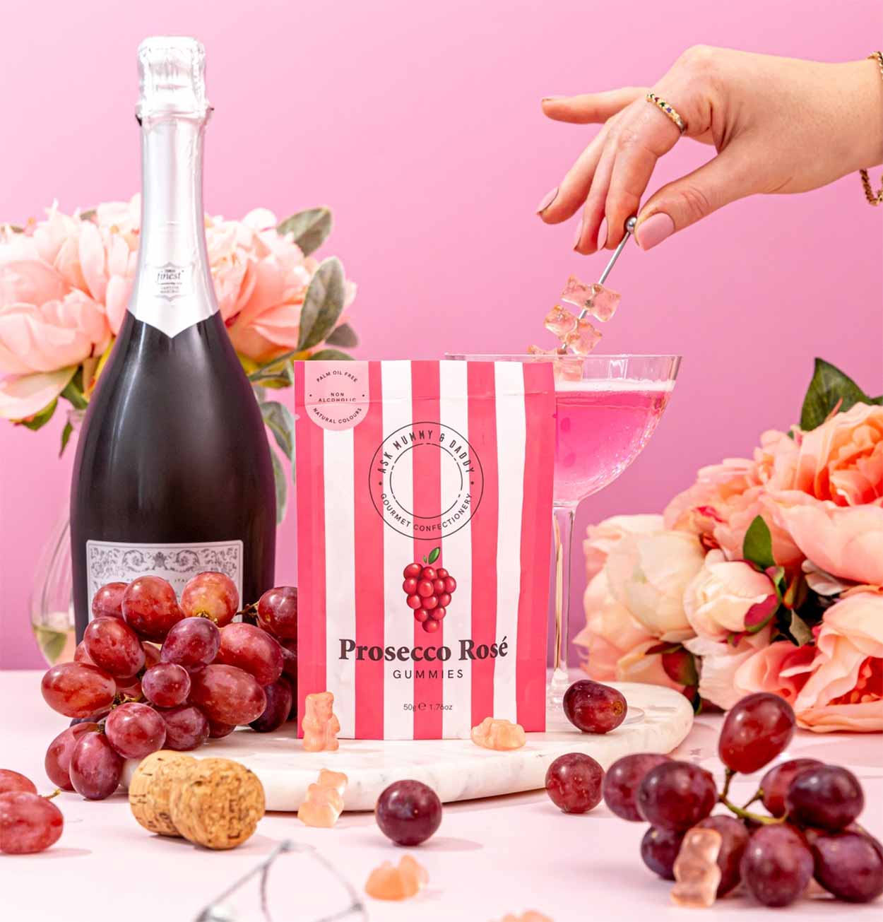 Prosecco Rose Gummies